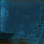 Карта Пустыни белых камней