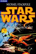 Обложка немецкого издания: X-wing - Angriff auf Coruscant