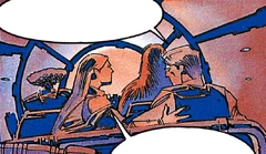 Салла пилотирует Сокол в битве при Каламари