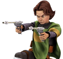 Юный Боба Фетт с парными WESTAR-34