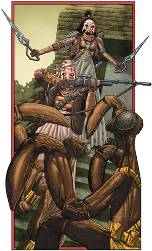 Во время Хакской войны ям'рии на Кали сражались с калишскими воинами Кимаен джай Шилалу и Рондеру лидж Каммар