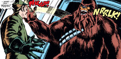 Chewbacca slaps Pol Treidum SW3