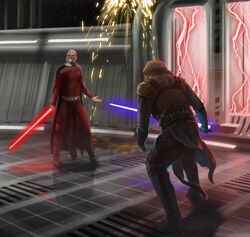 Revan fights Malak