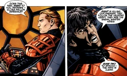 Криг и Драко пилотируют истребители на Хад-Аббадон