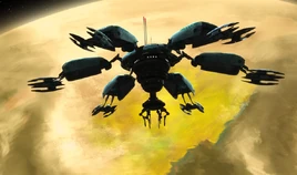 Vulture droid deployment pod