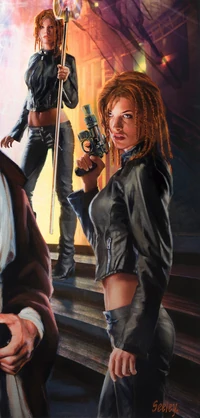 Тарин и её сестра-близнец Триста.