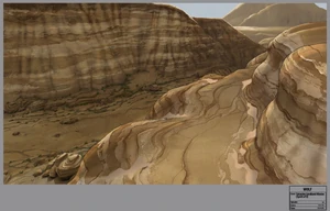 Концепт-арт Юндленской пустоши (Андре Кирк)