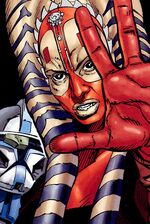 Shaak Ti uses the Force