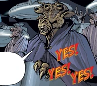 Аак выступает перед Сенатом.