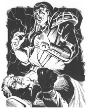  пытается взять верх над Люком Скайуокером