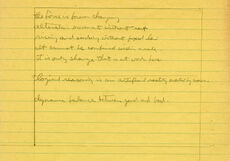 Handwritten George Lucas The Force