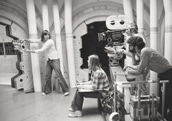 George Lucas Ann Skinner filming