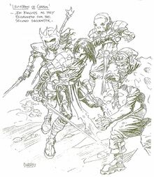 Эскиз для комикса «Академия джедаев: Левиафан»