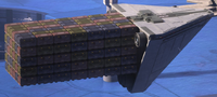 Imperial cargo ship docked