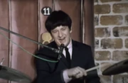 Barry performing the song "Living in Hope"