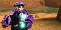 Doc using his Scanner in the Halo: CE Engine.