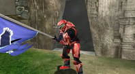 Red zealot with flag