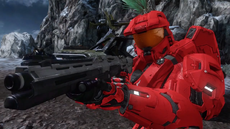 Sarge with shotgun Halo 4