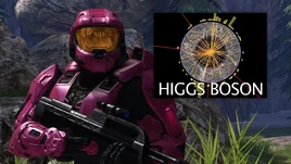 Simmons with a pic of Higgs Boson