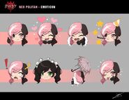 Neo and Hush emoticons for RWBY: Amity Arena