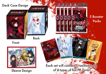RWBY 海外 ヴァイス プレミアムブースター サイン SP ワイス RWBY 海外 ヴァイス プレミアムブースター サイン SP ワイス