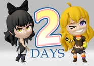 Promotional countdown of Blake and Yang