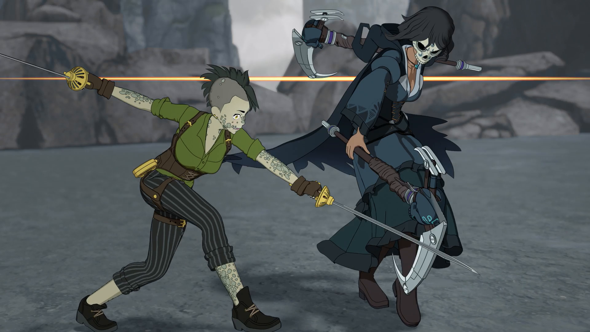 Maria Vs Tock And Assassins Rwby Wiki Fandom