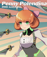 Promotional art of Penny for RWBY: Amity Arena