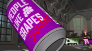 "People Like Grapes" Soda
