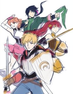 TEAM JNPR  Rwby anime, Team jnpr, Rwby fanart