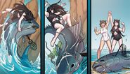 RWBY DC Comics 4 (Chapter 8) Blake and Kali catches a big fish