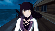 Blake's reaction to Sun after he thinks she is taking on the White Fang alone.