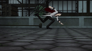 Qrow appears and runs toward the fight.