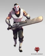 Official Design of the Lieutenant for RWBY: Amity Arena.