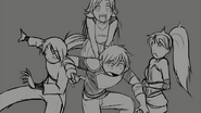 Team JNPR in the original Volume 1 Opening Storyboard.