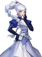 Weiss' surprised worried expression.