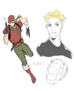 Concept of the Flash's Remnant outfit