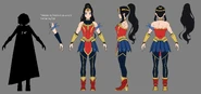 Character turnaround of Diana by Erin Winn