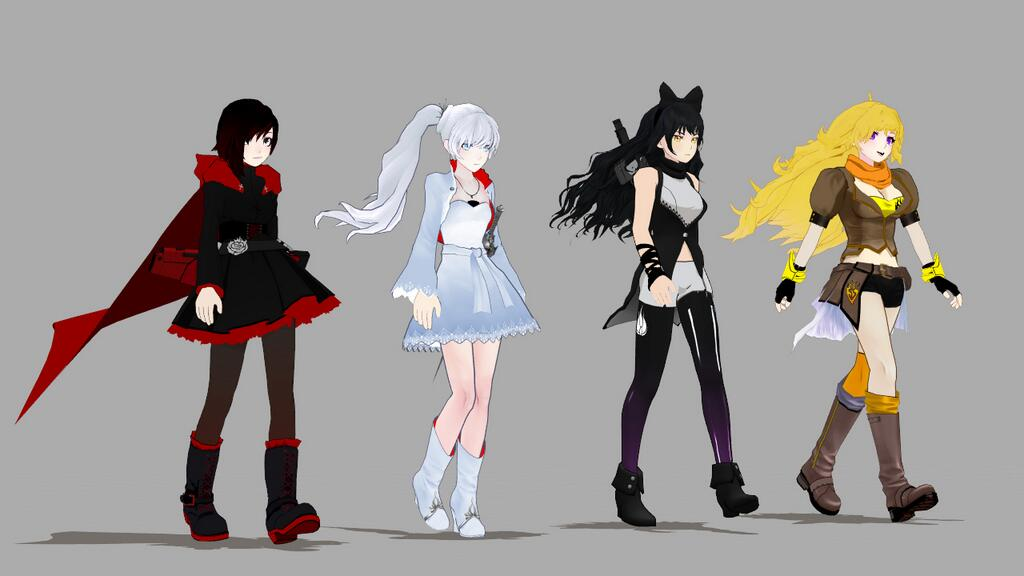 Love RWBY Anime Characters Gifts For Fans T-Shirt by Lotus Leafal - Pixels