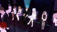 Neptune, why are you sitting around girls' chairs?