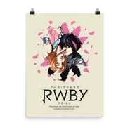 RWBY Remix Ren & Nora Premium Matte Poster