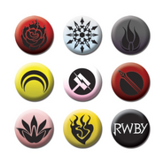 RWBY Button Pack