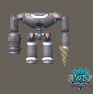 A render of the Colossus from RWBY: Amity Arena, provided by the RWBY: Amity Arena Library