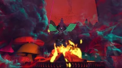 葉から燃え出た、幻覚を引き起こす煙