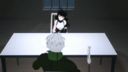 (3) At 8:56, Ozpin's cane rests against the table.