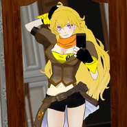 Yang taking a selfie