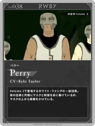 Promotional material of Perry for RWBY ARCHIVES Remnant Promenade Vol. 1-8