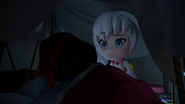 Weiss finds an apparently sleeping "Ruby".