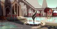 More Concept Art for the Courtyard