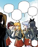 RWBY DC Comics 3 (Chapter 5) Ruby talks to her team about the prize